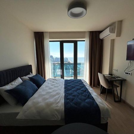 Студия С Потрясающим Видом На Море В Orbi Beach Tower Batumi Kültér fotó