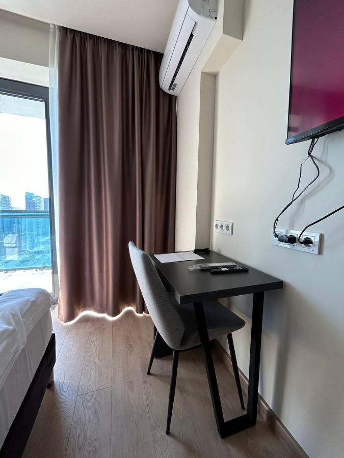 Студия С Потрясающим Видом На Море В Orbi Beach Tower Batumi Kültér fotó
