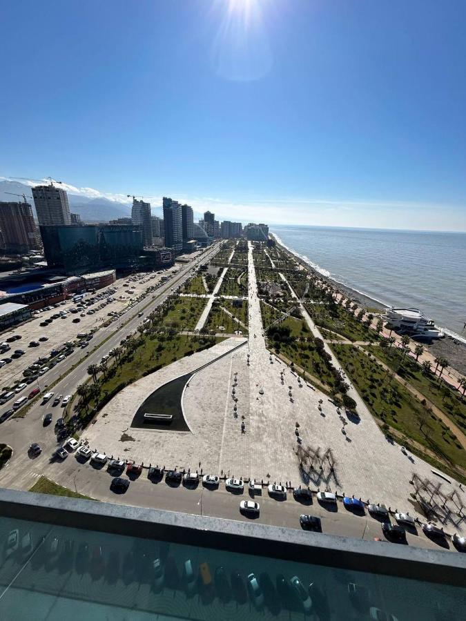 Студия С Потрясающим Видом На Море В Orbi Beach Tower Batumi Kültér fotó