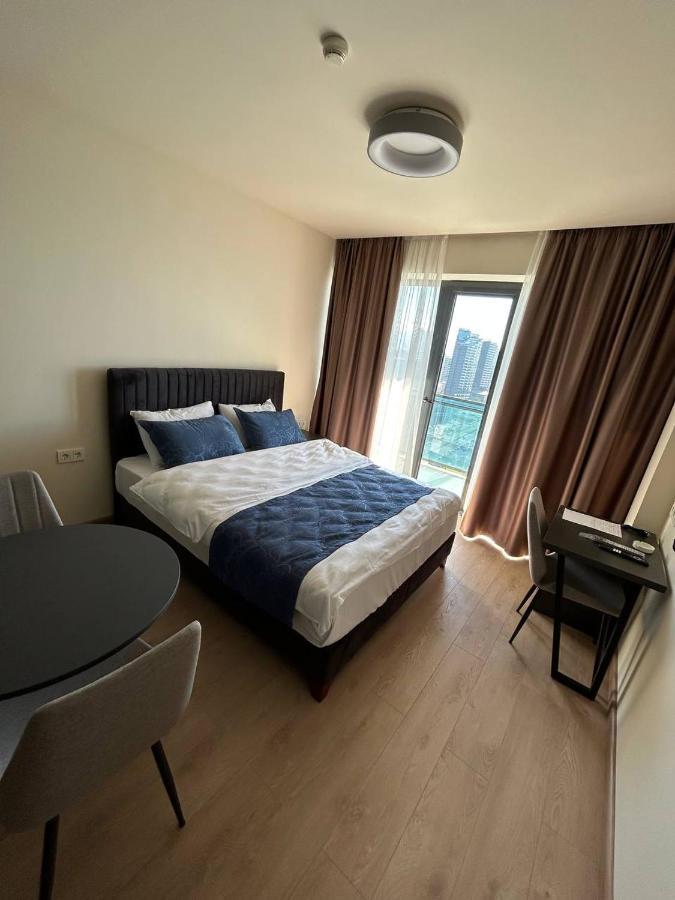 Студия С Потрясающим Видом На Море В Orbi Beach Tower Batumi Kültér fotó