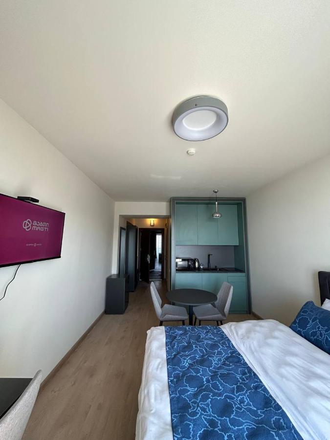 Студия С Потрясающим Видом На Море В Orbi Beach Tower Batumi Kültér fotó